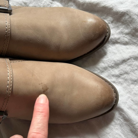 Women’s Bionic Cheyenne Clog Leather Mule Taupe Boot Shoes Size 9 Ret $149 - Picture 5 of 9